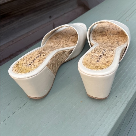 Andrea Wedge Summer Women Sandals Size 7.5 - Picture 2 of 6